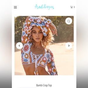 Andi bagus Bambi crochet top